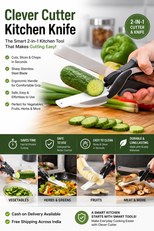 Clever Cutter 2-in-1 kitchen knife