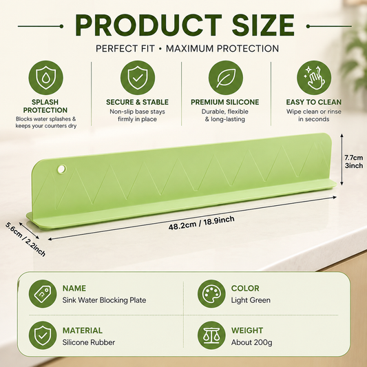 Silicone Sink Splash Guard | Kitchen, Island & Bathroom | Buy 1 Get 1 Free